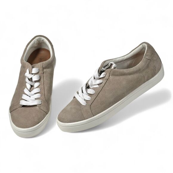 Frye Shoes - Frye Women's Shoes Size 9M Tan Round Toe Suede Leather Comfort Sneaker